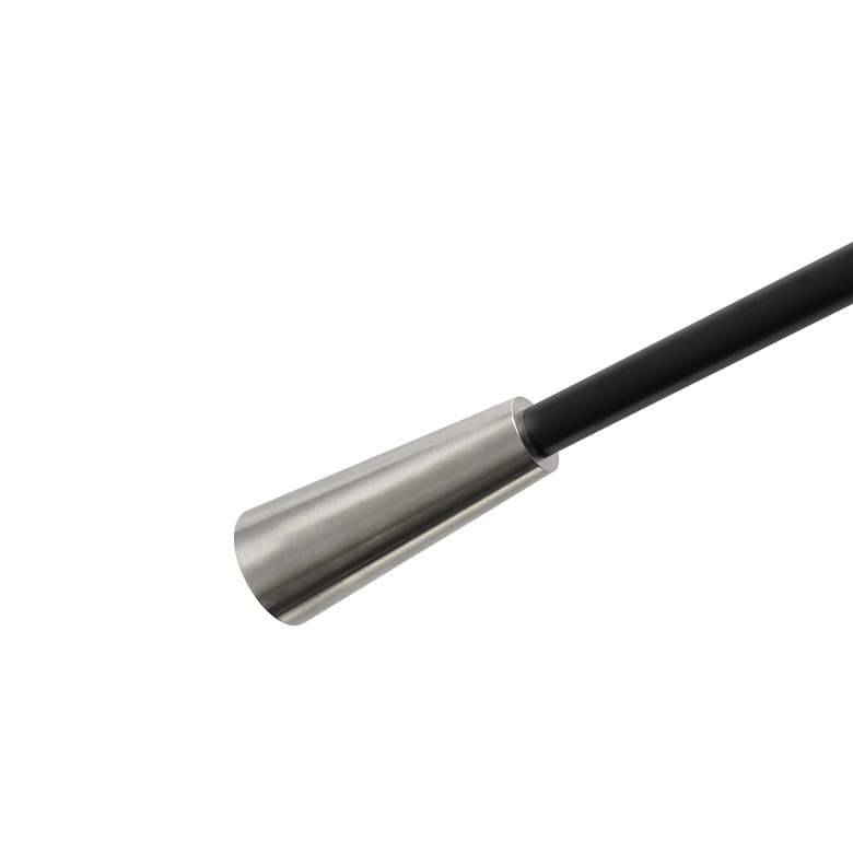 Image 3 Lalia 59" Brushed Nickel and Matte Black Swivel Floor Lamp more views