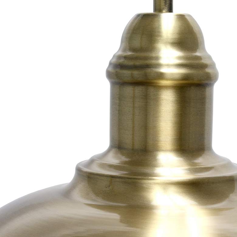 Image 3 Lalia 64" Antique Brass Industrial Modern Arched Arm Floor Lamp more views