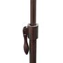 Thumbnail4 of Lalia Adjustable Height Red Bronze Arched Arm Floor Lamp more views