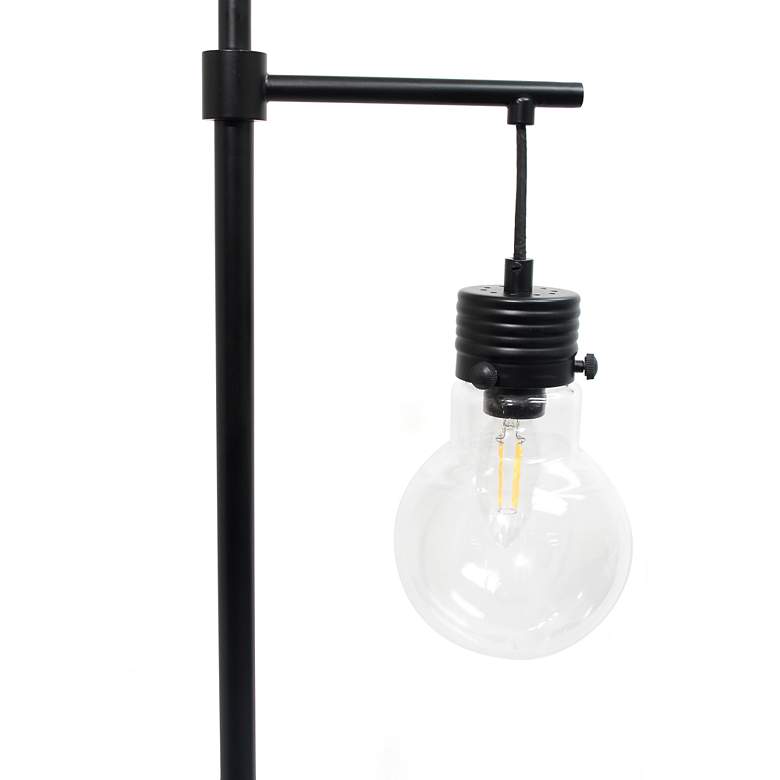 Image 3 Lalia Beacon 60" Black Matte and Clear Glass Globe Floor Lamp more views