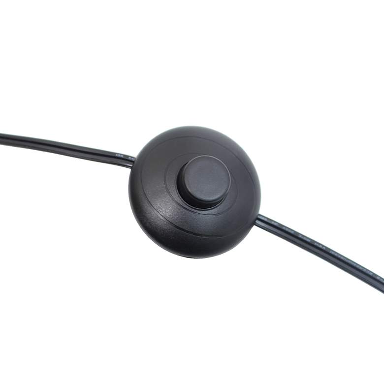 Image 4 Lalia Beacon 60" Black Matte and Clear Glass Globe Floor Lamp more views