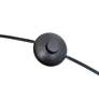 4_Lalia Beacon 60" Black Matte and Clear Glass Globe Floor Lamp more views
