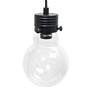 5_Lalia Beacon 60" Black Matte and Clear Glass Globe Floor Lamp more views