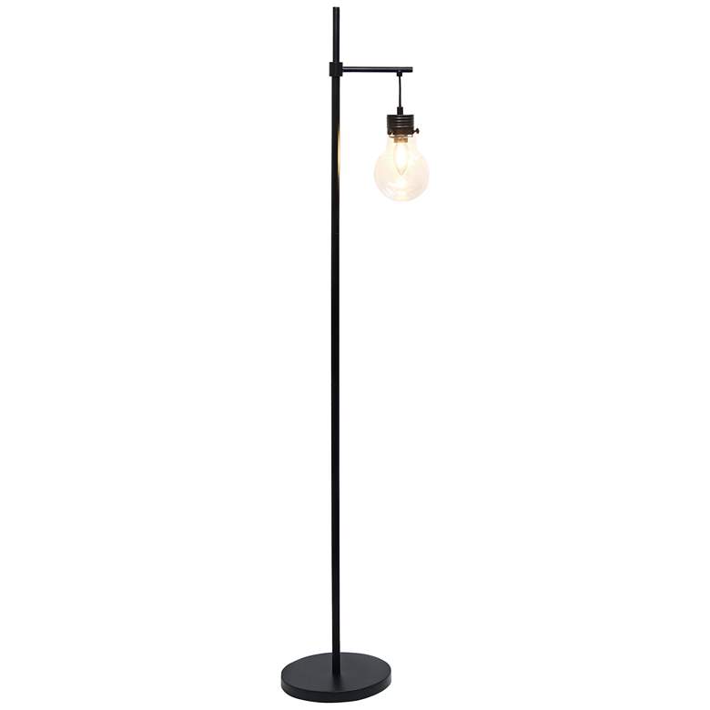 Image 7 Lalia Beacon 60" Black Matte and Clear Glass Globe Floor Lamp more views