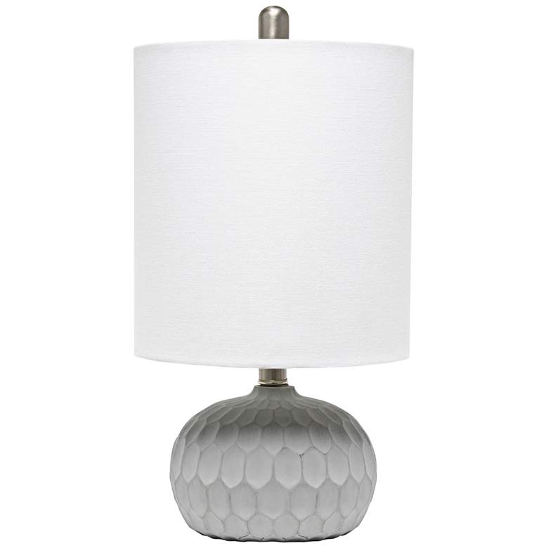 Image 2 Lalia Home 18 1/2" High Gray Concrete Accent Table Lamp