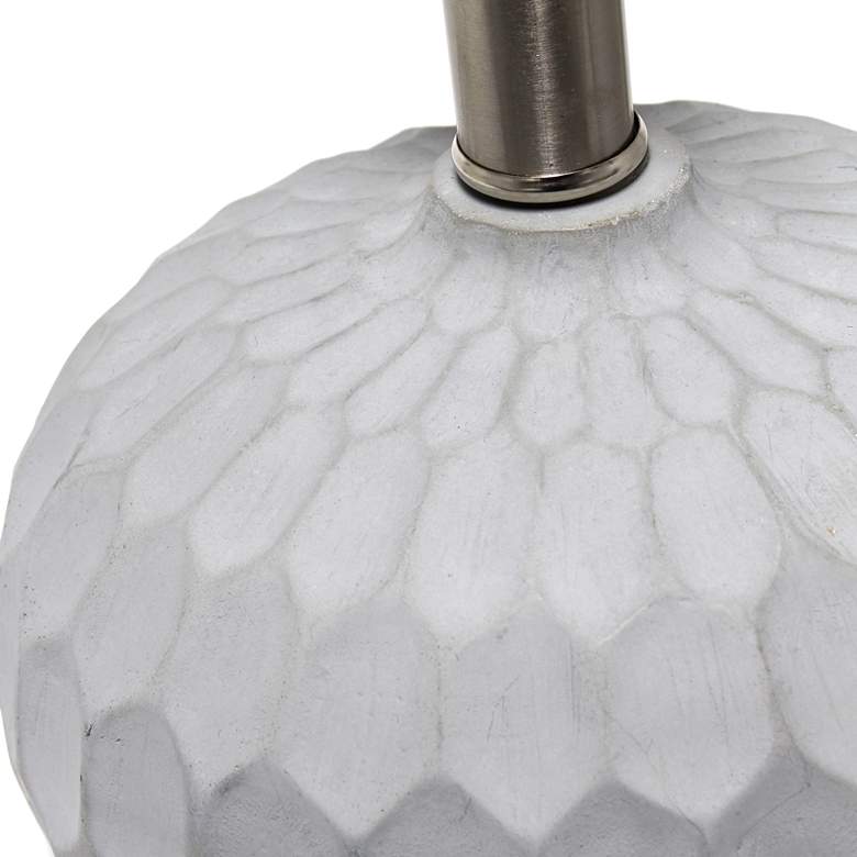 Image 5 Lalia Home 18 1/2" High Gray Concrete Accent Table Lamp more views