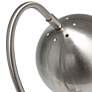 Lalia Home 20 1/4" Brushed Nickel Metal Desk Lamp with Dome Shade