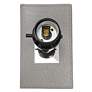 3_Lalia Home 21" Lexington Gray Leather USB Accent Table Lamp more views
