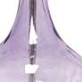 6_Lalia Home 23 1/4" Modern Rippled Purple Glass Table Lamp more views