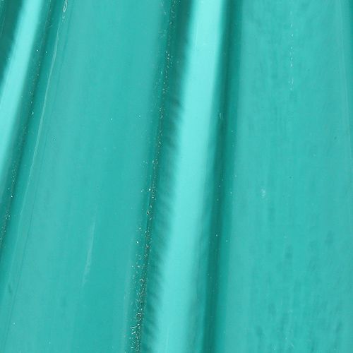 Lalia Home 23 1/4" Teal Blue Pleated Glass Accent Table Lamp