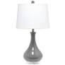Lalia Home 26 1/4" Gray Ceramic Droplet Table Lamp
