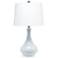 Lalia Home 26 1/4" Light Blue Ceramic Droplet Table Lamp