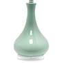 Lalia Home 26 1/4" Modern Droplet Aqua Blue Ceramic Table Lamp