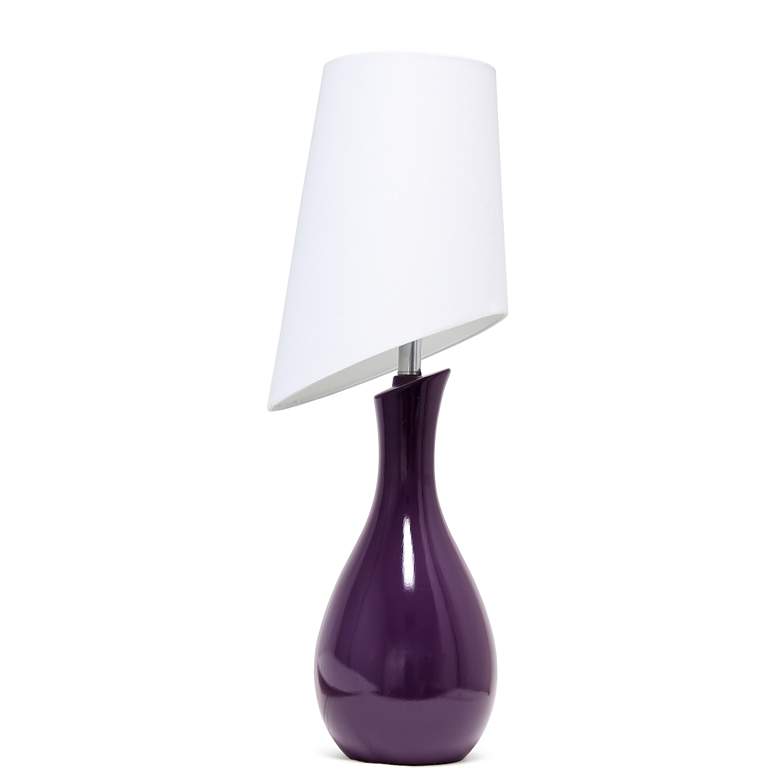 Image 1 Lalia Home 29" Eggplant Table Lamp, Eggplant Purple