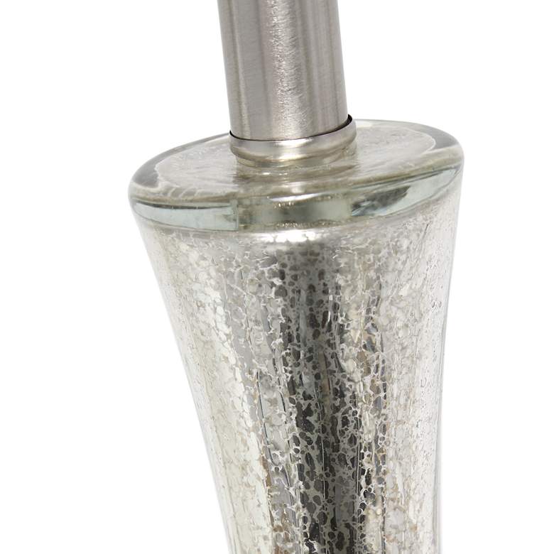 Image 5 Lalia Home 29" Speckled Mercury Glass Teardrop Table Lamp more views