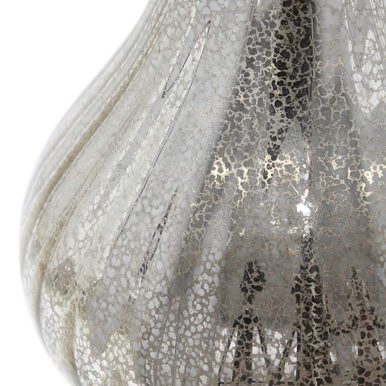 Image 6 Lalia Home 29" Speckled Mercury Glass Teardrop Table Lamp more views