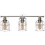 Lalia Home 3 Light Industrial Wired Vanity Light - Brushed Nickel