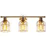 Thumbnail3 of Lalia Home 3 Light Industrial Wired Vanity Light - Brushed Nickel more views