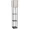 Lalia Home 60" Metal and Wood 3-Shelf Etagere Floor Lamp