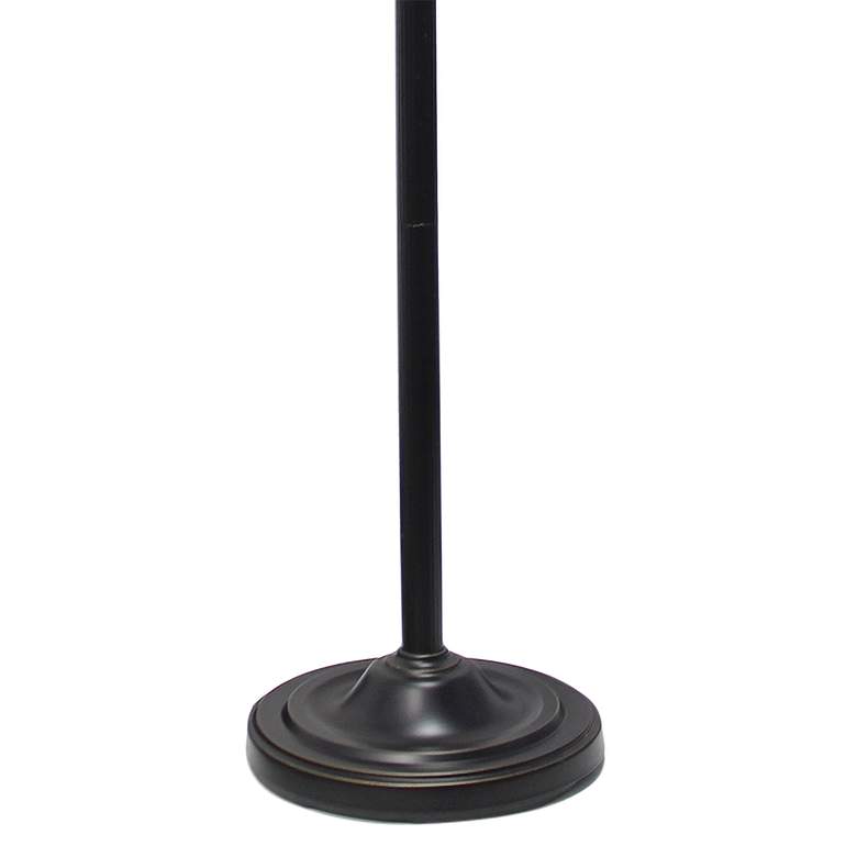 Image 4 Lalia Home 71 inch Bronze and Amber 2-Light Torchiere Floor Lamp more views