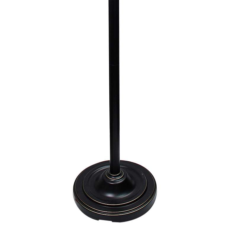 Image 4 Lalia Home 71" Bronze and White 3-Light Torchiere Floor Lamp more views