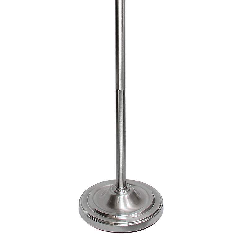 Image 4 Lalia Home 71" Brushed Nickel Metal 2-Light Torchiere Floor Lamp more views