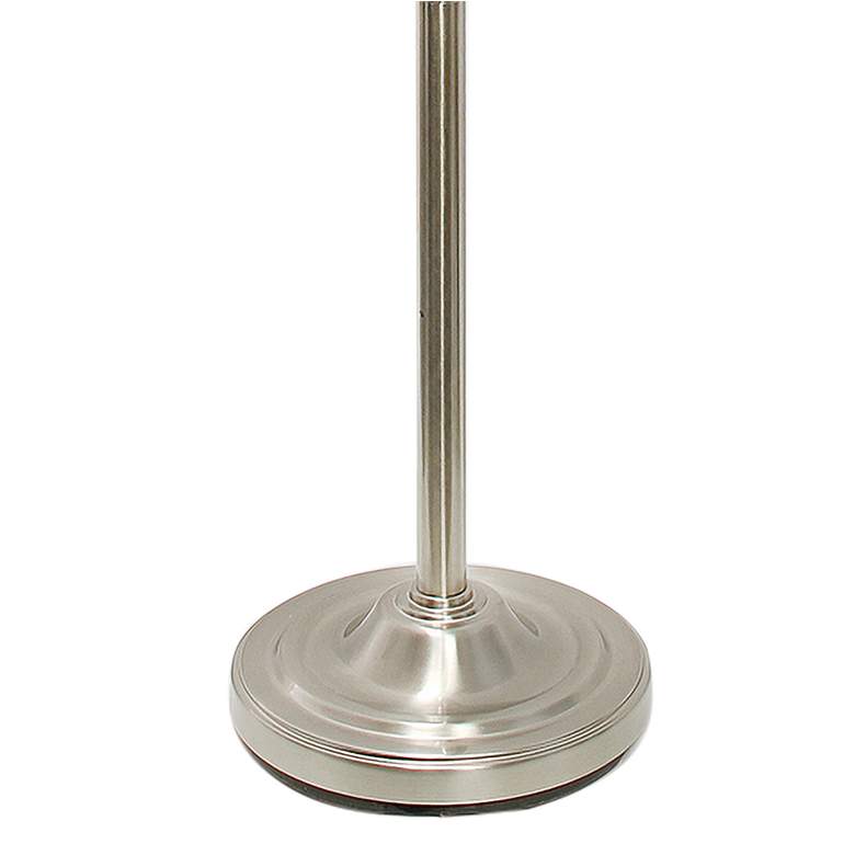 Image 4 Lalia Home 71" Brushed Nickel Metal 3-Light Torchiere Floor Lamp more views