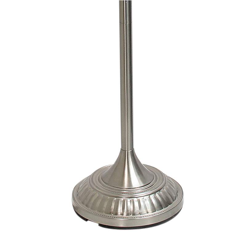 Image 4 Lalia Home 71" Brushed Nickel Metal Torchiere Floor Lamp more views