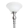 5_Lalia Home 71" Brushed Nickel Metal Torchiere Floor Lamp more views