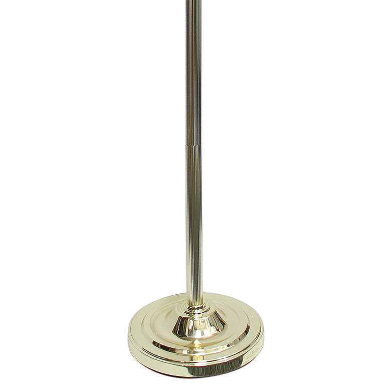 Image 4 Lalia Home 71" Gold Metal 2-Light Torchiere Floor Lamp more views
