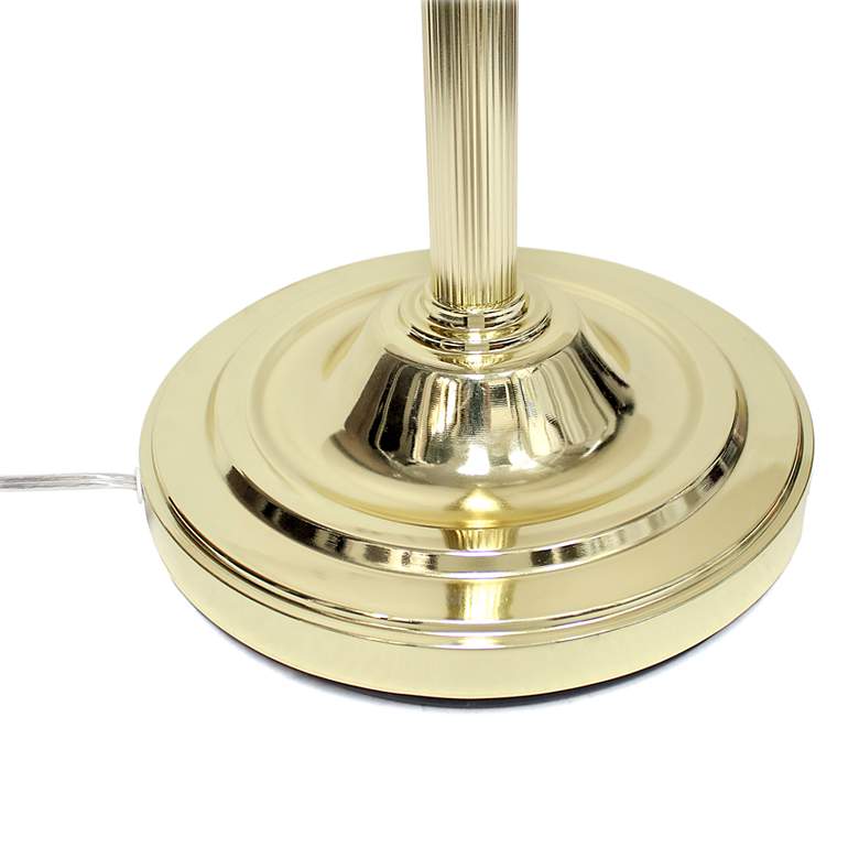 Image 5 Lalia Home 71" Gold Metal 2-Light Torchiere Floor Lamp more views