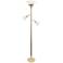 Lalia Home 71" Gold Metal 3-Light Torchiere Floor Lamp
