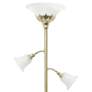 3_Lalia Home 71" Gold Metal 3-Light Torchiere Floor Lamp more views