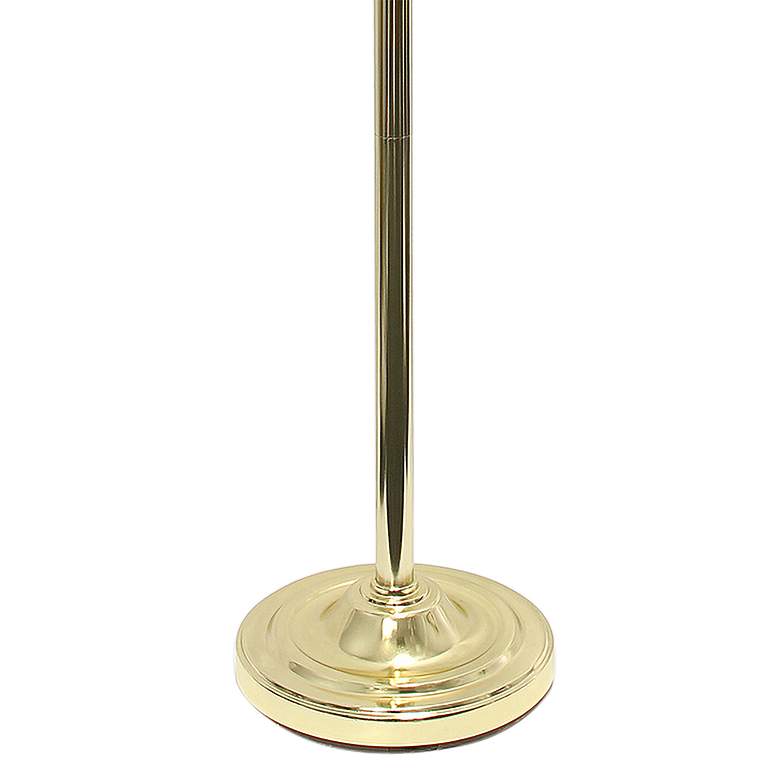 Image 4 Lalia Home 71" Gold Metal 3-Light Torchiere Floor Lamp more views