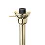 5_Lalia Home 71" Gold Metal 3-Light Torchiere Floor Lamp more views