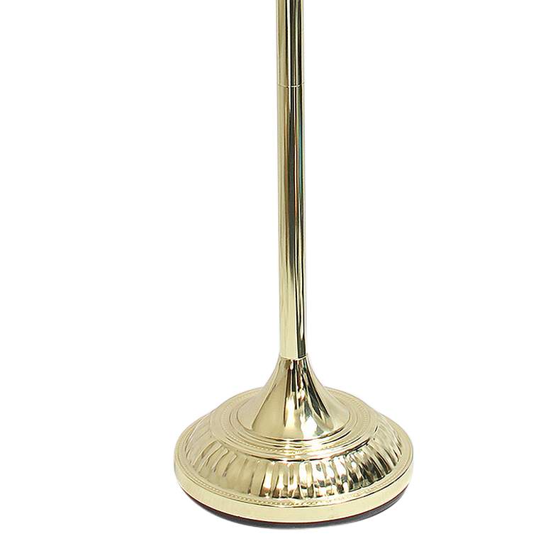 Image 4 Lalia Home 71" Gold Metal Torchiere Floor Lamp more views