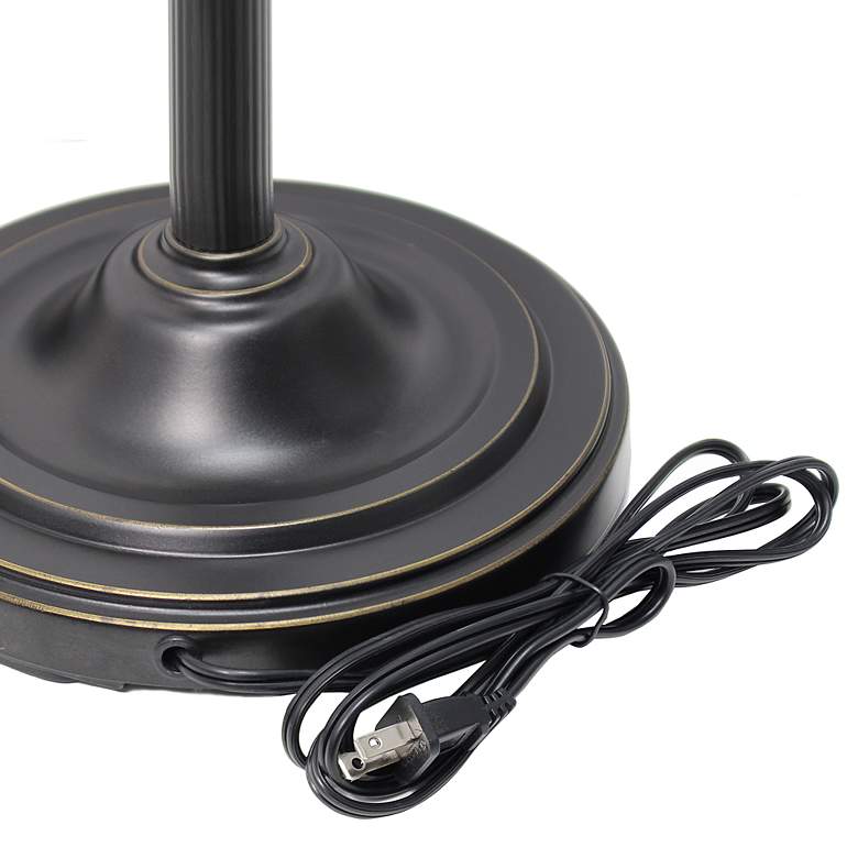 Image 6 Lalia Home 71" High Bronze and White 2-Light Torchiere Floor Lamp more views