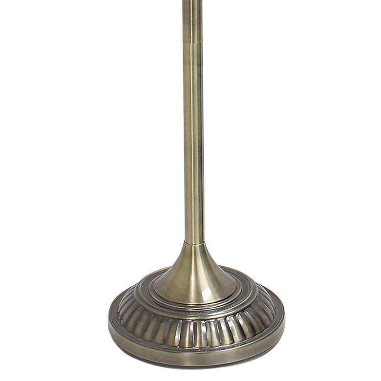 Image 4 Lalia Home 71 inch High Traditional Antique Brass Torchiere Floor Lamp more views