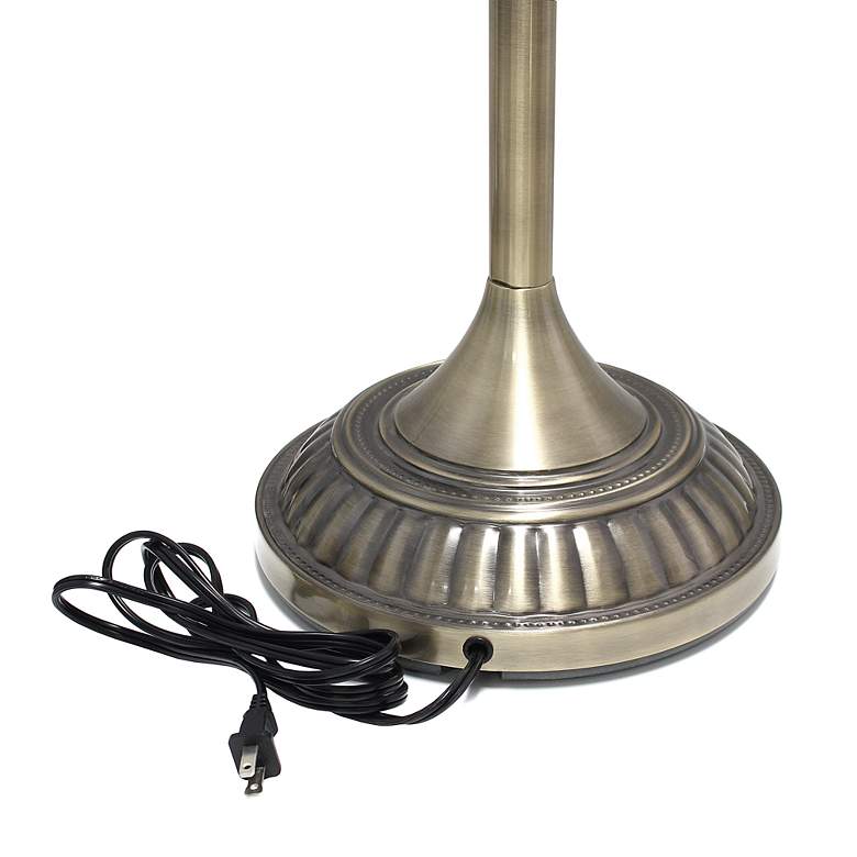 Image 5 Lalia Home 71" High Traditional Antique Brass Torchiere Floor Lamp more views