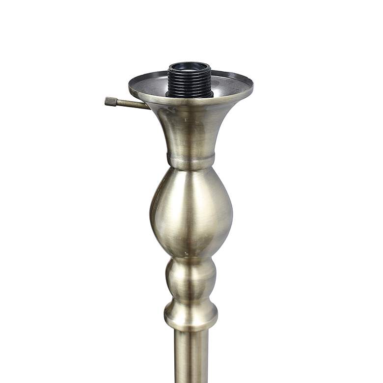 Image 6 Lalia Home 71" High Traditional Antique Brass Torchiere Floor Lamp more views