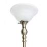 Lalia Home 71" High Traditional Antique Brass Torchiere Floor Lamp
