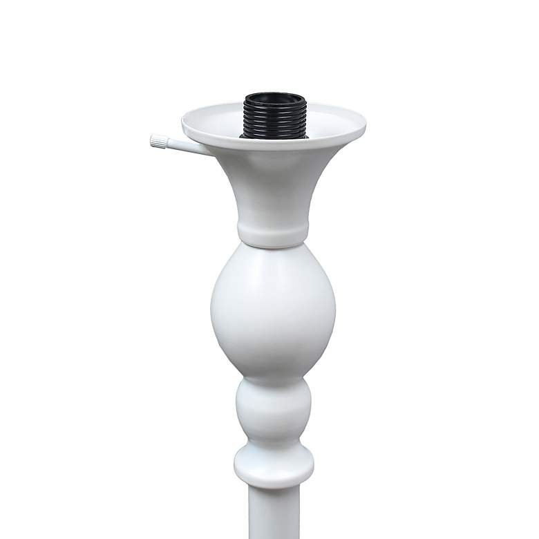 Image 6 Lalia Home 71" High White Metal Torchiere Floor Lamp more views