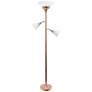 2_Lalia Home 71" Rose Gold 3-Light Torchiere Floor Lamp