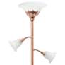 3_Lalia Home 71" Rose Gold 3-Light Torchiere Floor Lamp more views