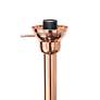 6_Lalia Home 71" Rose Gold 3-Light Torchiere Floor Lamp more views