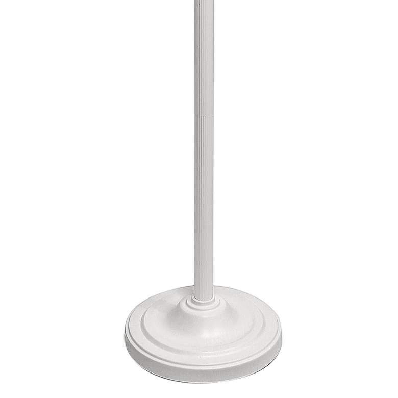 Image 4 Lalia Home 71" White Metal 2-Light Torchiere Floor Lamp more views