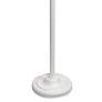 Lalia Home 71" White Metal 2-Light Torchiere Floor Lamp