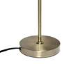 Lalia Home Antique Brass Metal Desk Lamp with Dome Shade