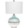 2_Lalia Home Bayside Horizon Blue and White Resin Table Lamp
