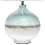 5_Lalia Home Bayside Horizon Blue and White Resin Table Lamp more views
